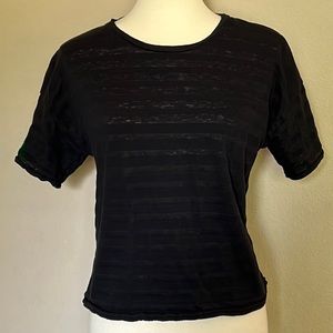 RAG & BONE Black Tee - Size S